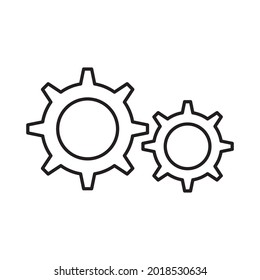 Icono de rueda cognitiva que puede modificar o editar fácilmente 
