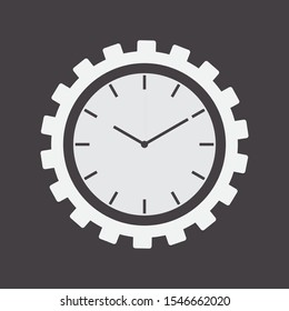 Cogwheel Line Icon Engineering, Tool Sign, Cog Gear Symbol