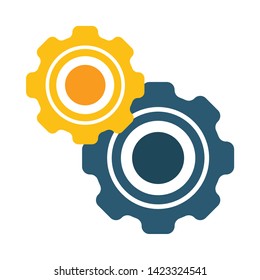 Cogwheel linear icon. Cogwheel concept stroke symbol design. Thin graphic elements vector illustration