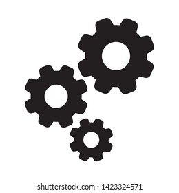 Cogwheel linear icon. Cogwheel concept stroke symbol design. Thin graphic elements vector illustration