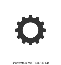 Cogwheel vector icon.