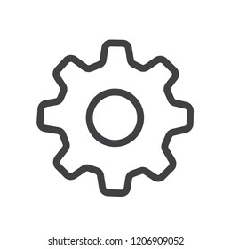 Cogwheel vector icon