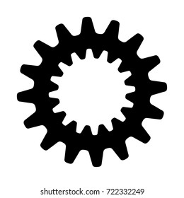 Cogwheel vector icon