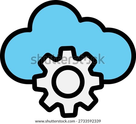 Cogwheel Vector Icon Design Illustration