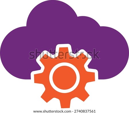 Cogwheel Vector Icon Design Illustration