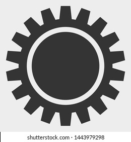 Cogwheel vector icon. A flat illustration design of Cogwheel icon on a white background.