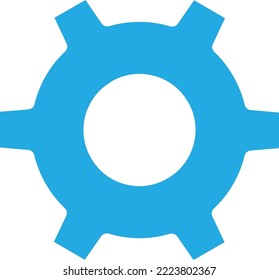 Cogwheel Vector Icon which is suitable for commercial work and easily modify or edit it

