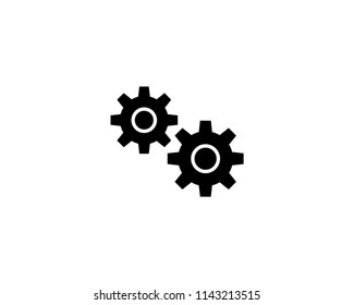 Cogwheels settings icon