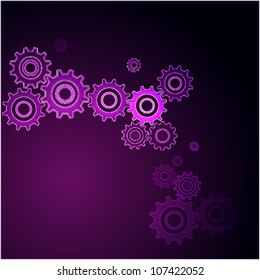 Cogwheels vector illustration