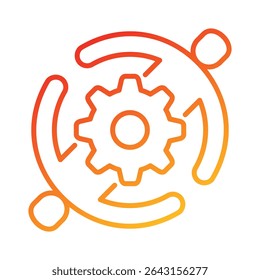 Kohäsions-Symbol für Design