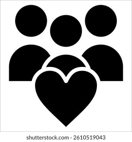 Cohesion Simple Icon Vector Illustration Concept