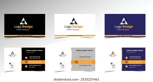 A Cohesive Multicolor Business Card Design Showcasing Unique Styles