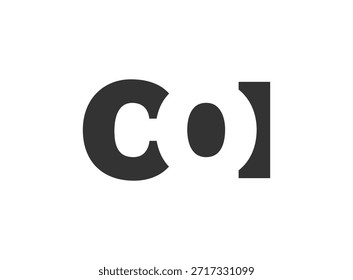 Design do logotipo COI. Letra inicial C O I bold font style para start-ups de tecnologia, consultoria, marca corporativa. Nome criativo da empresa, manchetes identidade tipográfica, logotipo moderno. Ilustração vetorial.