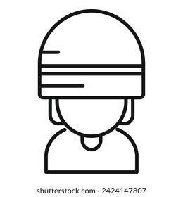 Coiffure heating icon outline vector. Beauty salon seat. Fashion glamour