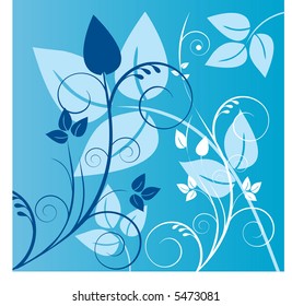 coil foliage vector