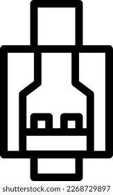 ilustración del vector de bobina en un fondo transparente. Símbolos de calidad superior. Iconos vectoriales de línea delgada para el diseño de conceptos y gráficos.