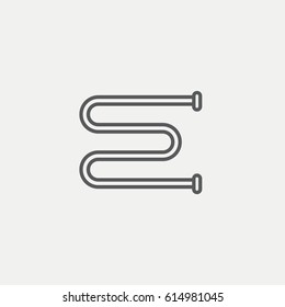 Coil line icon