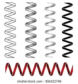 Coil Spring Vector
