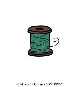 coil of thread doodle icon