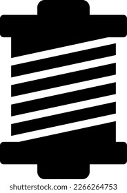 ilustración de coil Vector sobre un fondo transparente. Símbolos de calidad superior. Iconos vectoriales de glifos para diseño de conceptos y gráficos. 

