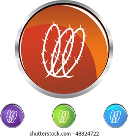 Coiled Barbed Wire icon set