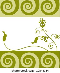 coils with filigree border