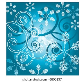 coils with funky snowflakes