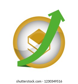 coin and arrow with stratis