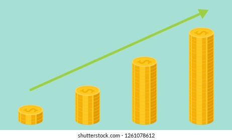 coin cartoon vector. free space for text. symbol. logo. coin up vector.