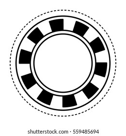 coin casino isolated icon vector illustration design