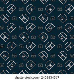 Coin Chest vector art design repeating pattern colorful illustration background