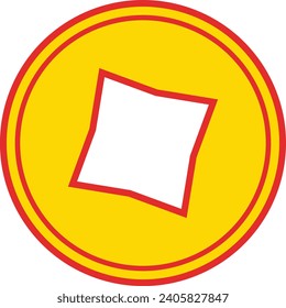 Neujahrsvektor für Münzchinesichen
