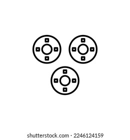 coin chinese vector for website symbol icon presentation