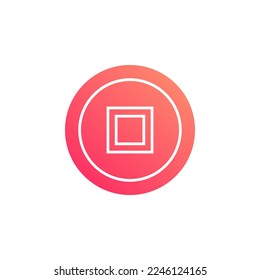 Münzchinesischer Vektor für die Symbolpräsentation von Webseiten-Symbolen