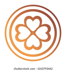 coin with clover icon