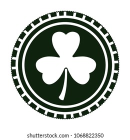 coin with clover icon