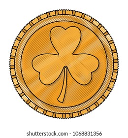 coin with clover icon