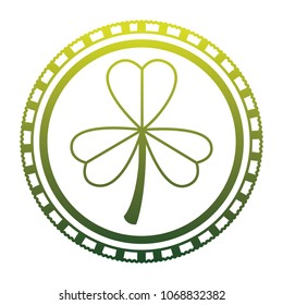 coin with clover icon