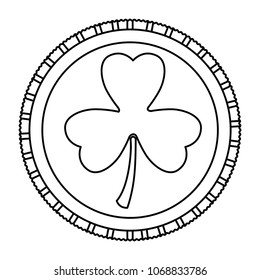 coin with clover icon