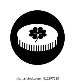 coin with clover icon