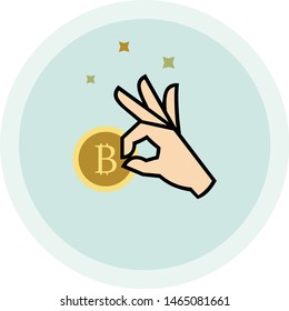 coin creator vector icon - vector