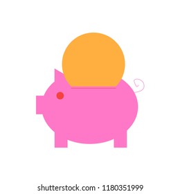 Coin deposit vector icon