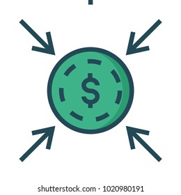 coin dollar cash