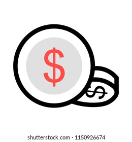  coin dollar money 