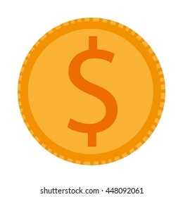 coin with dollar sign icon