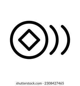 Coin Etherum Icon Vector Symbol Design Illustration