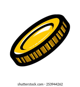 Coin Flip Vector Icon