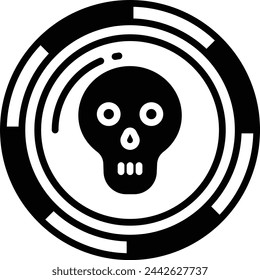 coin glyph and line vector illustration