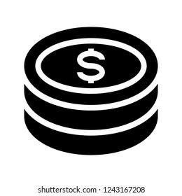 Coin glyphs icon