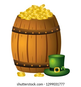 coin gold hat barrel